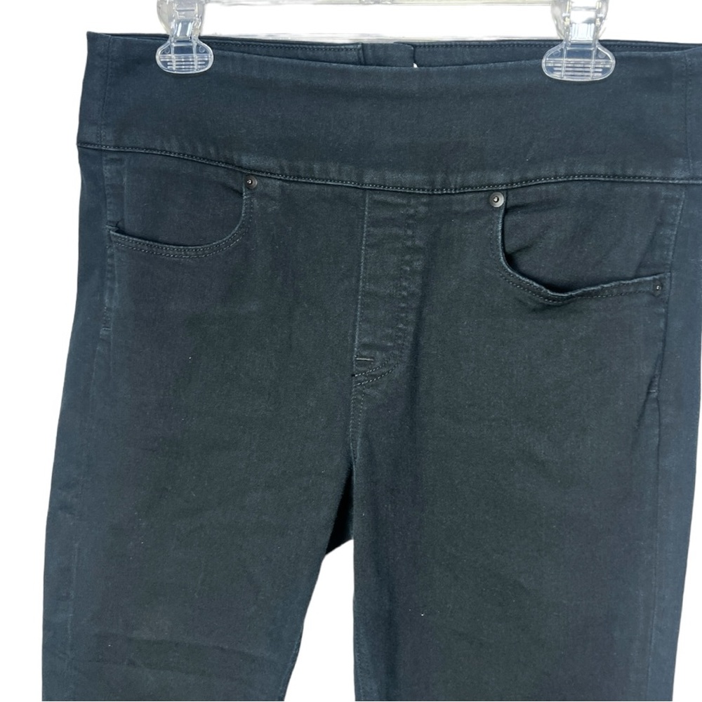 Spanx Signature Waist Straight Leg Jean in Very Black Sz 30 - Picture 2 of 12